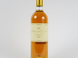 Vente aux enchères 1 BOUTEILLE CHÂTEAU D'YQUEM 1er CCS SAUTERNES - 2007 - CBO