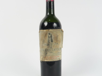 Vente aux enchères 1 BOUTEILLE CHÂTEAU LATOUR 1er GCC PAUILLAC - 1934 - BEP/EA