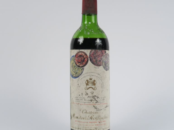 1 BOUTEILLE CHÂTEAU MOUTON ROTHSCHILD 1er GCC PAUILLAC - 1978 - BEP/ET
