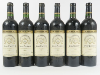 Vente aux enchères 6 BOUTEILLES CHÂTEAU CHAMBERT MARBUZET ST ESTEPHE - 2010