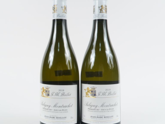 Vente aux enchères 2 BOUTEILLES PULIGNY MONTRACHET 1er CRU ' SOUS LE PUITS' DOMAINE J.M. 