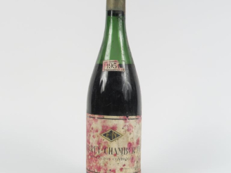 Vente aux enchères 1 BOUTEILLE GEVREY CHAMBERTIN NICOLAS - 1951 - 7,5 CM/EA/CAPS AB