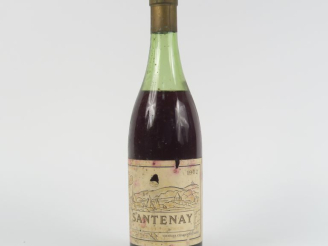 Vente aux enchères 1 BOUTEILLE SANTENAY NICOLAS - 1962 - 6 CM/ELA/CAPS CORRODÉE