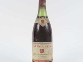 Vente aux enchères 1 BOUTEILLE GEVREY CHAMBERTIN 1er CRU 'LES CAZETIERS' FAIVELEY - 1979 