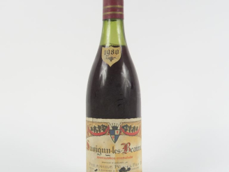 Vente aux enchères 1 BOUTEILLE SAVIGNY LES BEAUNE PERRAULT PÈRE   FILS - 1980 - ELA