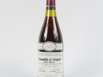 Vente aux enchères 1 BOUTEILLE ROMANÉE SAINT VIVANT MAREY MONGE DOMAINE DE LA ROMANÉE CON