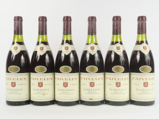 Vente aux enchères 6 BOUTEILLES ECHEZEAUX GC FAIVELEY - 1988 - PAPIERS DE SOIE