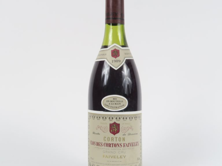 1 BOUTEILLE CORTON GC 'CLOS DES CORTONS' FAIVELEY - 1989 - 3 CM