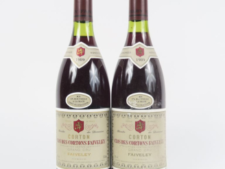 Vente aux enchères 2 BOUTEILLES CORTON GC 'CLOS DES CORTONS' FAIVELEY - 1989