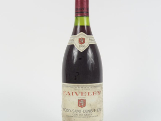 Vente aux enchères 1 BOUTEILLE MOREY SAINT DENIS 1er CRU 'CLOS DES ORMES' FAIVELEY - 1990