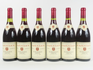 Vente aux enchères 6 BOUTEILLES ECHEZEAUX GC FAIVELEY - 1990 - CBO - PAPIERS DE SOIE