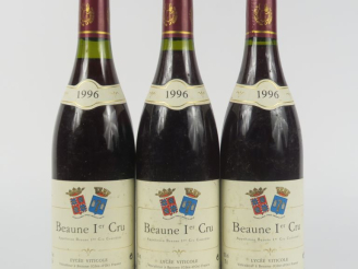 Vente aux enchères 3 BOUTEILLES BEAUNE 1er CRU LYCÉE VITICOLE - 1996