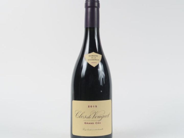 1 BOUTEILLE CLOS DE VOUGEOT GC DOMAINE DE LA VOUGERAIE - 2015