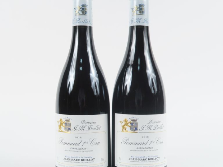 2 BOUTEILLES POMMARD 1er CRU 'JAROLLIÈRES' DOMAINE J.M. BOILLOT - 2018