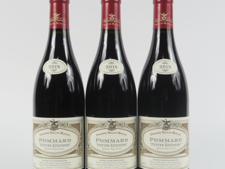 3 BOUTEILLES POMMARD 'PETITS EPENOTS' DOMAINE SEGUIN MANUEL - 2018