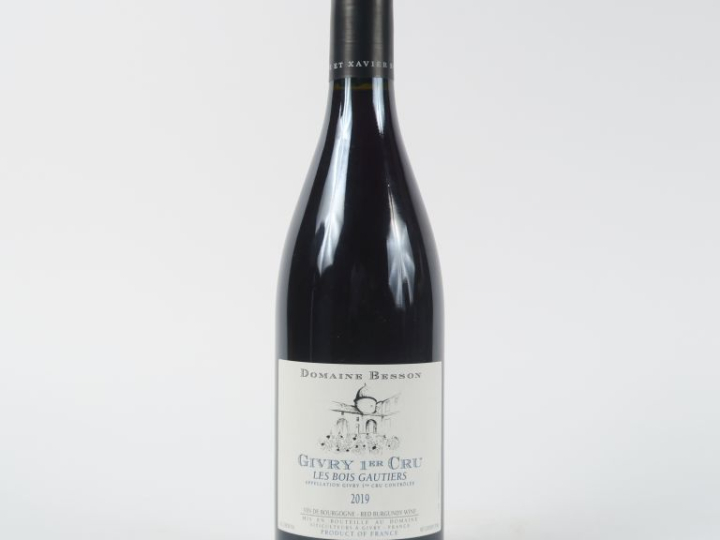 1 BOUTEILLE GIVRY 1er CRU 'LES BOIS GAUTIERS' DOMAINE BESSON - 2019