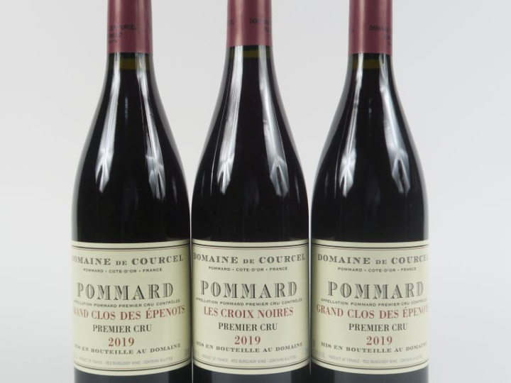 3 BOUTEILLES POMMARD 1er CRU 'GRAND CLOS DES EPENOTS' DOMAINE DE COURC