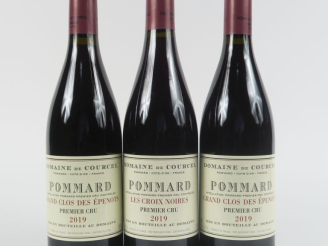 Vente aux enchères 3 BOUTEILLES POMMARD 1er CRU 'GRAND CLOS DES EPENOTS' DOMAINE DE COURC