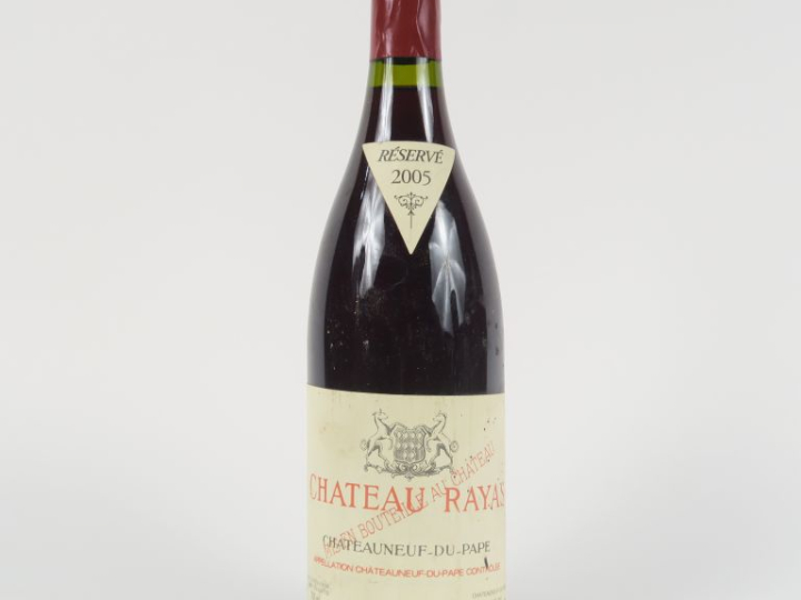 1 BOUTEILLE CHÂTEAU RAYAS CHÂTEAUNEUF DU PAPE - 2005 - ETLA