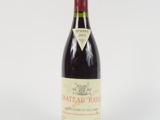 Vente aux enchères 1 BOUTEILLE CHÂTEAU RAYAS CHÂTEAUNEUF DU PAPE - 2005 - ETLA