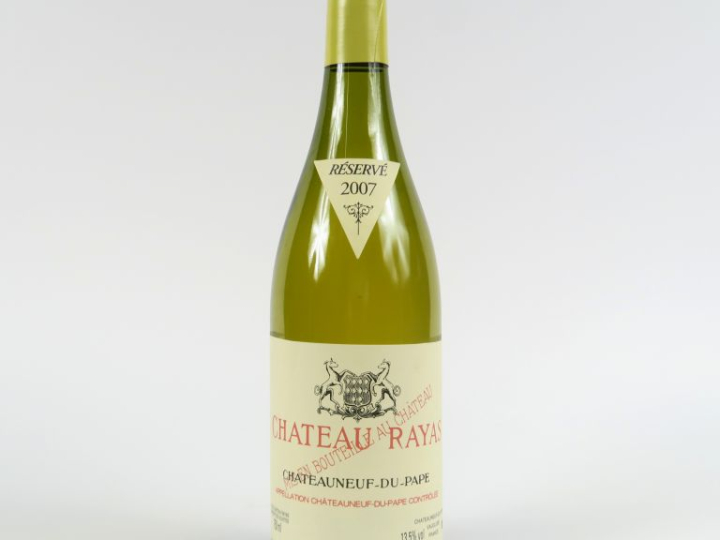 1 BOUTEILLE CHÂTEAU RAYAS BLANC CHÂTEAUNEUF DU PAPE - 2007
