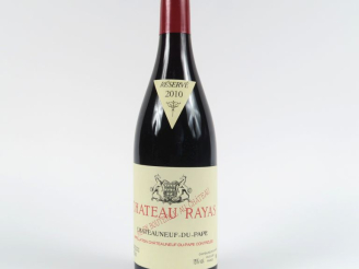 Vente aux enchères 1 BOUTEILLE CHÂTEAU RAYAS CHÂTEAUNEUF DU PAPE - 2010
