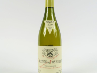 Vente aux enchères 1 BOUTEILLE CHÂTEAU DE FONSALETTE BLANC CÔTES DU RHÔNE - 2010