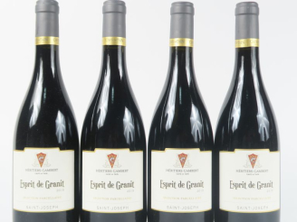 Vente aux enchères 4 BOUTEILLES SAINT JOSEPH ESPRIT DE GRANIT 'SÉLECTION PARCELLAIRE' CAV