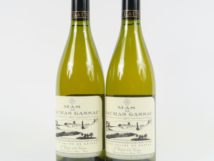2 BOUTEILLES MAS DE DAUMAS GASSAC BLANC - 2017
