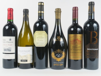 Vente aux enchères 6 BOUTEILLES : 1 CUVÉE SEXTANT CORBIÈRES 2019 - 1 SAINTE LUCIE D'AUSSO
