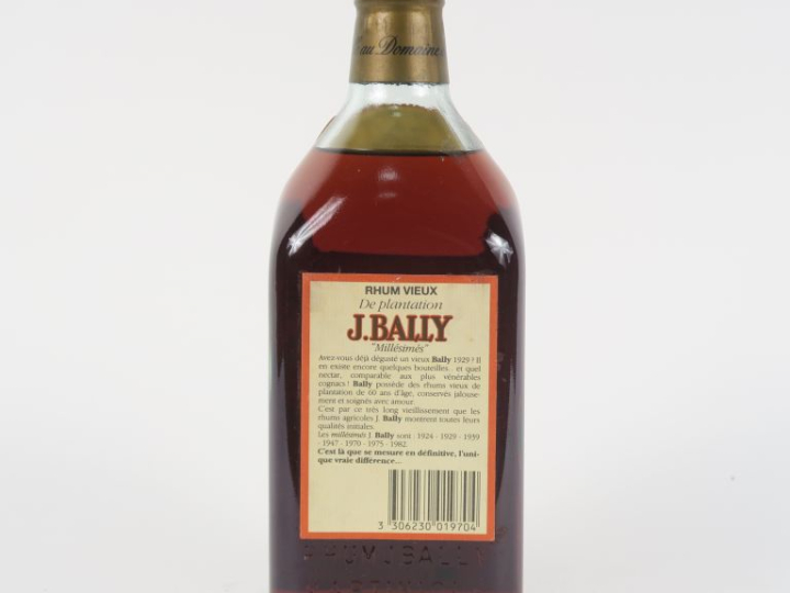 1 BOUTEILLE RHUM VIEUX J. BALLY 45° - 1970
