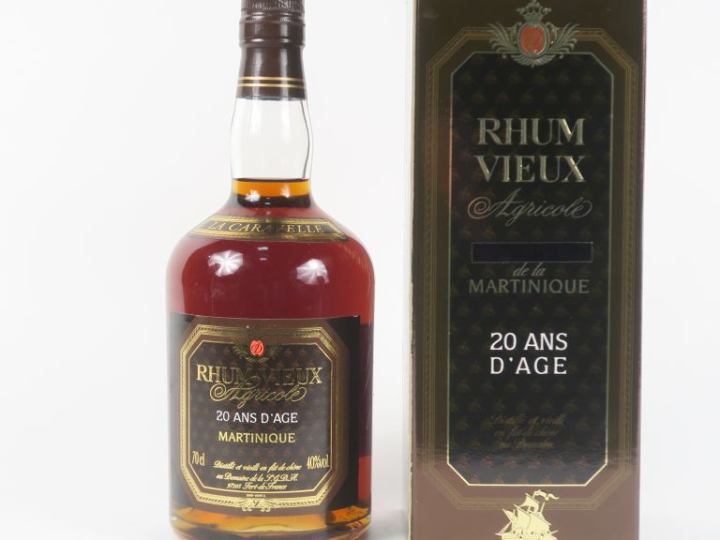 1 BOUTEILLE RHUM VIEUX LA CARAVELLE '20 ANS' - COFFRET