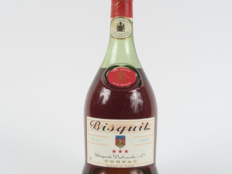 Vente aux enchères 1 VIEILLE BOUTEILLE COGNAC BISQUIT ***