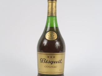 Vente aux enchères 1 BOUTEILLE COGNAC BISQUIT ***