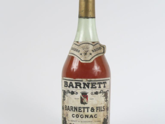 Vente aux enchères 1 VIEILLE BOUTEILLE COGNAC BARNETT 'RECORD'