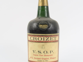 Vente aux enchères 1 FLACON (2 L ?) COGNAC CROIZET V.S.O.P.