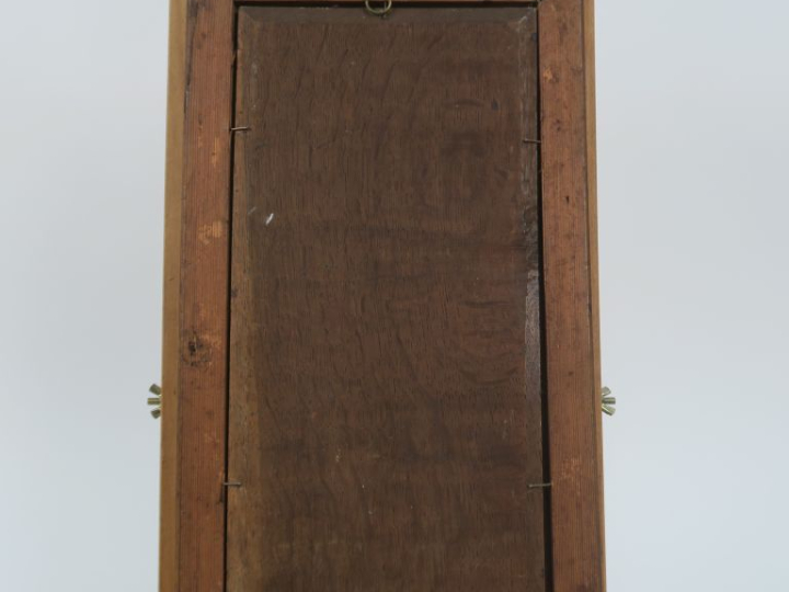 L. CAPDEVIELLE. "Le repos en bord de rivière". Paire d' huiles sur pan