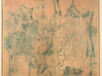 Vente aux enchères SHOICHI HASEGAWA. "Ombres et lumières". Lithographie, contresignée en 