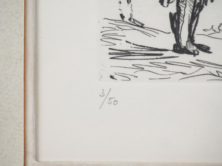 Pablo PICASSO.  "La Célestine en action". (Suite Les 347, pl 83). 14 m