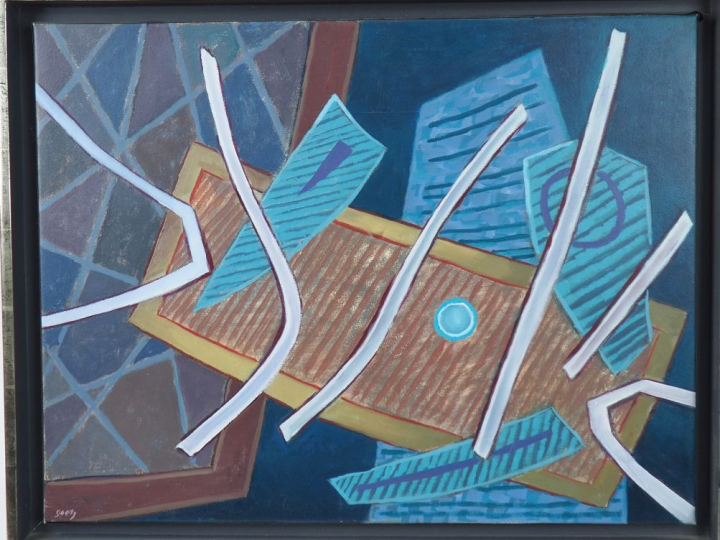 Henri GOETZ. "Agadir". Huile sur toile, signée en bas à gauche. Référe