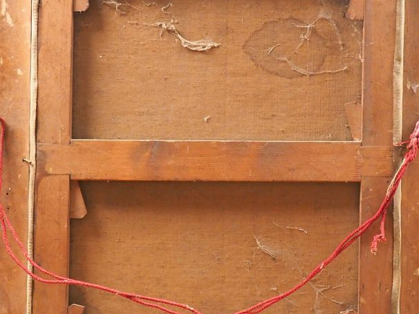 Ecole française XIXème.  "portrait d'officier de marine" Huile sur toi