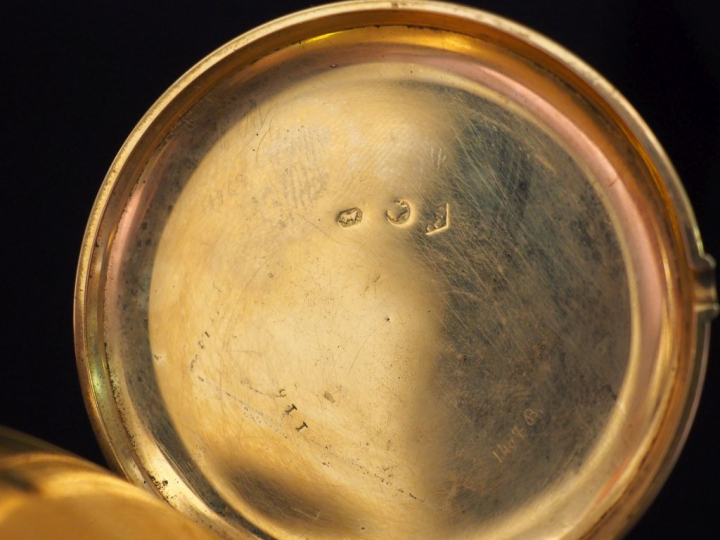 BERTHOUD FRÈRES No. 2773 Début XIXe siècle  Montre de poche en or avec