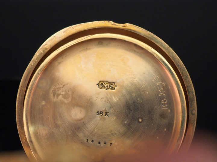 A. LANGE SÖHNE  Glashütte b/ Dresden No. 18257 Début XXe siècle  Montr