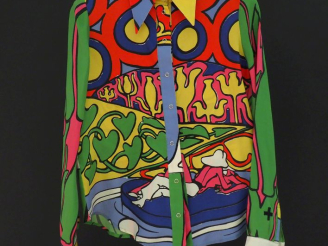 Vente aux enchères CASTELBAJAC, Legend Chemisier en soie (100%) polychrome, à décor d'une