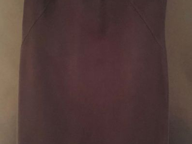 KRIZIA POI Robe noire en acetate (74%) et viscose (26%).  Manches cour