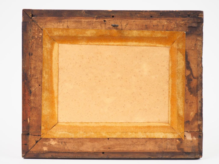 Ecole italienne fin XVIIIème - début XIXème. "Rome". Dessin aquarellé 