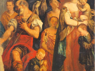 Vente aux enchères Ecole française XIXème. "Scène de courre". Huile sur toile. Dim. 88 x 