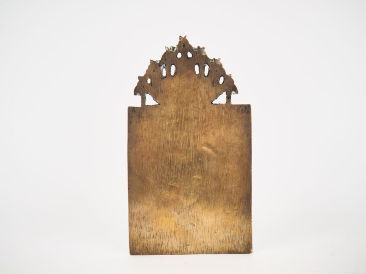 Icône en bronze de la Protection de la Vierge. Moscou, première moitié