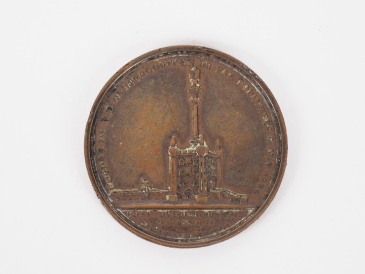 Médaille maçonnique, "Heredon de kilwinning, chapitre de choix" 1861.