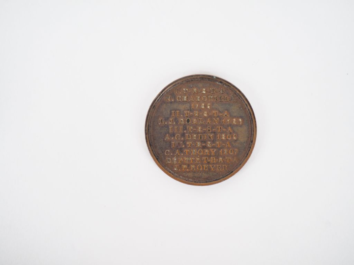 Médaille maçonnique, "Heredon de kilwinning, chapitre de choix" 1861.